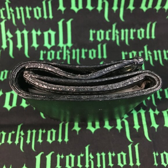 Studded Men's Leather Wallet - Picture 3 of 9